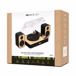 The House Of Marley EM-JT304-SB piatto audio Giradischi con trasmissione a cinghia Nero, Legno Manuale - Vista aggiuntiva 4