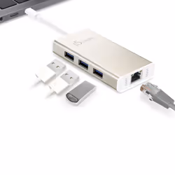 j5create JCH471-N Adattatore multiplo Gigabit Ethernet e hub USB-C™ - Vista aggiuntiva 6