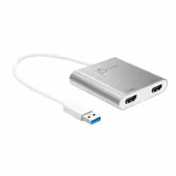 j5create JUA365-N Adattatore multi-monitor da USB™ 3.0 a Dual HDMI