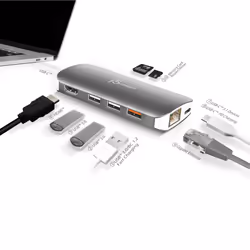 j5create JCD383-N Adattatore multiplo 9-in-1 USB-C™ - Vista aggiuntiva 4