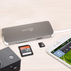 j5create JCD383-N Adattatore multiplo 9-in-1 USB-C™ - Vista aggiuntiva 5