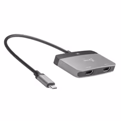 j5create JCA465-N Adattatore per display da 8K USB-C® a Dual HDMI™, USB tipo-C, HDMI, 1920 x 1080 (HD 1080), 2560 x 1440, 384 ...