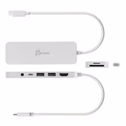 j5create JCD373EW-N Hub multiporta USB-C® ecologico con Power Delivery - Vista aggiuntiva 3