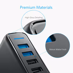 Anker PowerPort Speed 5 Universale Nero AC Interno - Vista aggiuntiva 7