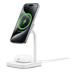 Cygnett CY5099BUNCP Caricabatterie per dispositivi mobili Cuffie, Auricolare, Orologio intelligente Bianco USB Carica wireless Ricarica rapida Interno