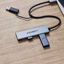 Cygnett Unite USB 3.2 Gen 2 (3.1 Gen 2) Type-A + Type-C Alluminio - Vista aggiuntiva 2