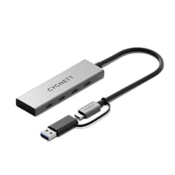 Cygnett Unite USB 3.2 Gen 1 (3.1 Gen 1) Type-A + Type-C Alluminio