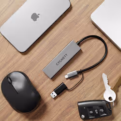 Cygnett Unite USB 3.2 Gen 1 (3.1 Gen 1) Type-A + Type-C Alluminio - Vista aggiuntiva 3