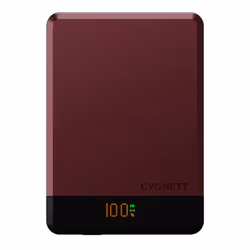 Cygnett MagSlim 10000 mAh Carica wireless Colore ciliegia - Vista aggiuntiva 3