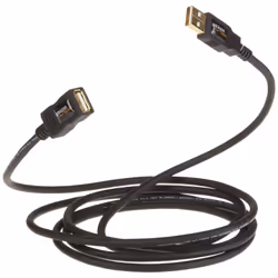 AmazonBasics USB 2.0 A, M/F, 2m cavo USB USB A Nero