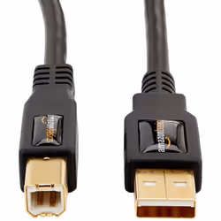 AmazonBasics USB 2.0/ USB Type B, 3m cavo USB USB A Mini-USB B Nero