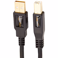 AmazonBasics USB 2.0/ USB Type B, 3m cavo USB USB A Mini-USB B Nero