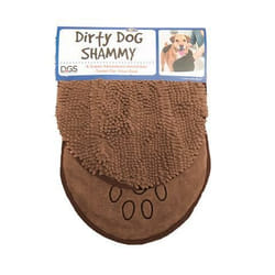D.GS Pet Products 849670006376 accessorio per il bagno degli animali domestici 1 pz Marrone Microfibra Cane Asciugamano da bagno