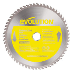 Optimum - Evolution (230TCT-60CS) - Lama per sega circolare da 230 mm (aka Chop Blade) per il taglio dell'acciaio inossidabile, lama per sega in