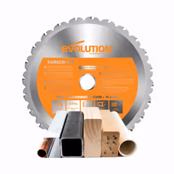 Evolution - Power Tools - rage Lama Multiuso con Punte al Carburo di Tungsteno 210 mm