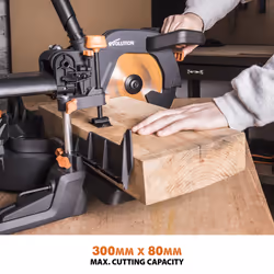 Evolution Power Tools R255 SMS+ 2500 Giri/min 2000 W - Vista aggiuntiva 6