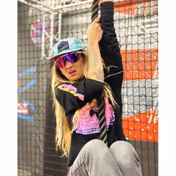 Pit Viper The LA Brights Polarized occhiali da sole Shield Avvolgente