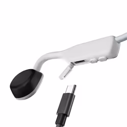 SHOKZ OpenMove Cuffie Wireless A clip Musica e Chiamate USB tipo-C Bluetooth Bianco - Vista aggiuntiva 4