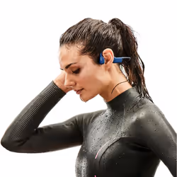SHOKZ OpenSwim Cuffie Wireless Passanuca Sport Blu - Vista aggiuntiva 5