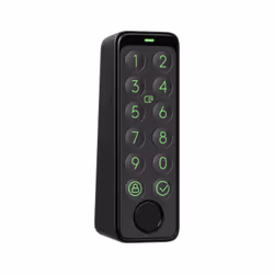 SwitchBot Keypad Touch, Serratura intelligente, Codice, Lettore di impronta, Nero, IP65, CR123A, 2 pz