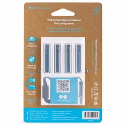 Pale Blue PB-AAA-C batteria per uso domestico Batteria ricaricabile Mini Stilo AAA Ioni di Litio - Vista aggiuntiva 3