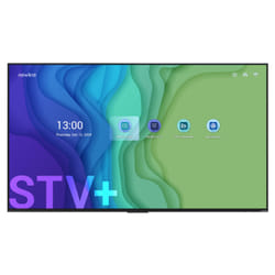 Newline STV+ 43" Pannello piatto per segnaletica digitale 109,2 cm (43") LED Wi-Fi 300 cd/m² 4K Ultra HD Nero Processore integrato Android 24/7