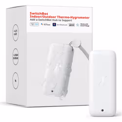 SwitchBot W3400010 igrometro e psicrometro Interno/esterno Igrometro elettronico Bianco - Vista aggiuntiva 3