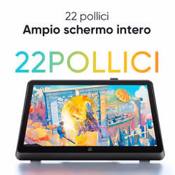 XPPen Artist 22 Plus tavoletta grafica Nero 5080 lpi (linee per pollice) 409 x 230 mm USB - Vista aggiuntiva 3