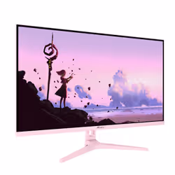 Arozzi Nova 32″ Monitor PC 80 cm (31.5") 2560 x 1440 Pixel Quad HD LED Rosa - Vista aggiuntiva 2