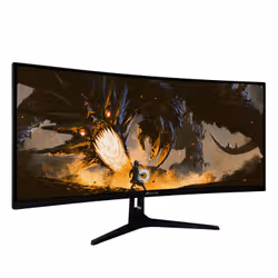 Arozzi Nova 34″ Curved Monitor PC 86,4 cm (34") 3440 x 1440 Pixel 4K Ultra HD LED Nero - Vista aggiuntiva 2