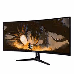 Arozzi Nova 34″ Curved Monitor PC 86,4 cm (34") 3440 x 1440 Pixel 4K Ultra HD LED Nero - Vista aggiuntiva 7