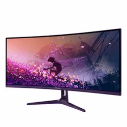 Arozzi Nova 34″ Curved Monitor PC 86,4 cm (34") 3440 x 1440 Pixel 4K Ultra HD LED Viola - Vista aggiuntiva 7