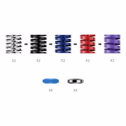 Moza Racing RS069, PC, Kit prestazioni del pedale, Multicolore, Moza, CRP2, 22 pz