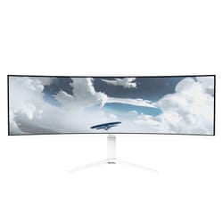 Arozzi Nova 49” Curved Monitor PC 124,5 cm (49") 5120 x 1440 Pixel Dual QHD LED Bianco