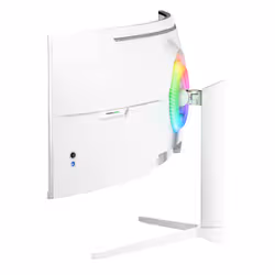 Arozzi Nova 49” Curved Monitor PC 124,5 cm (49") 5120 x 1440 Pixel Dual QHD LED Bianco - Vista aggiuntiva 6