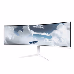 Arozzi Nova 49” Curved Monitor PC 124,5 cm (49") 5120 x 1440 Pixel Dual QHD LED Bianco - Vista aggiuntiva 7