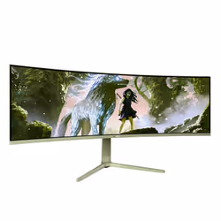 Arozzi Nova 49” Curved Monitor PC 124,5 cm (49") 5120 x 1440 Pixel Dual QHD LED Verde - Vista aggiuntiva 2