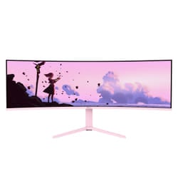 Arozzi Nova 49” Curved Monitor PC 124,5 cm (49") 5120 x 1440 Pixel Dual QHD LED Rosa