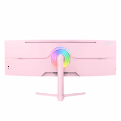 Arozzi Nova 49” Curved Monitor PC 124,5 cm (49") 5120 x 1440 Pixel Dual QHD LED Rosa - Vista aggiuntiva 4