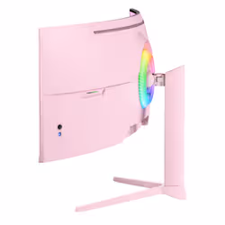 Arozzi Nova 49” Curved Monitor PC 124,5 cm (49") 5120 x 1440 Pixel Dual QHD LED Rosa - Vista aggiuntiva 6