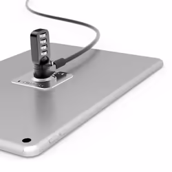 Compulocks Universal Tablet Cable Lock - 3M Plate - Silver Combination Lock cavo di sicurezza - Vista aggiuntiva 3