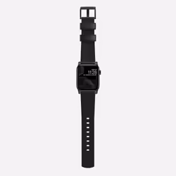 Nomad NM1A41BM00 accessorio indossabile intelligente Band Nero Pelle, Acciaio inox