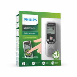 Philips DVT1250 dittafono Memoria interna e scheda di memoria Nero, Grigio - Vista aggiuntiva 8