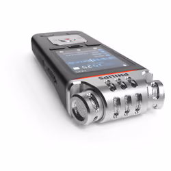 Philips Voice Tracer DVT7110/00 dittafono Flash card Antracite, Cromo - Vista aggiuntiva 5