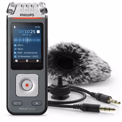 Philips Voice Tracer DVT7110/00 dittafono Flash card Antracite, Cromo - Vista aggiuntiva 6
