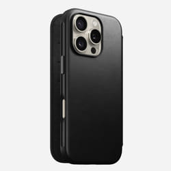 Nomad NM01680185 custodia per cellulare 16 cm (6.3") Custodia a libro Nero