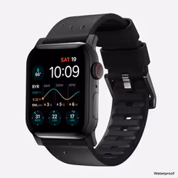 Nomad Active Band Pro Nero Pelle, Acciaio inox - Vista aggiuntiva 2