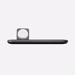 Nomad Base Station Telefono cellulare, Orologio intelligente Nero AC Carica wireless Interno