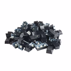 Glorious PC Gaming Race Mechanical Keyboard Keycaps, Coperchio per tastiera, Acrilonitrile butadiene stirene (ABS), Nero