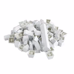 Glorious PC Gaming Race Mechanical Keyboard Keycaps, Coperchio per tastiera, Acrilonitrile butadiene stirene (ABS), Bianco